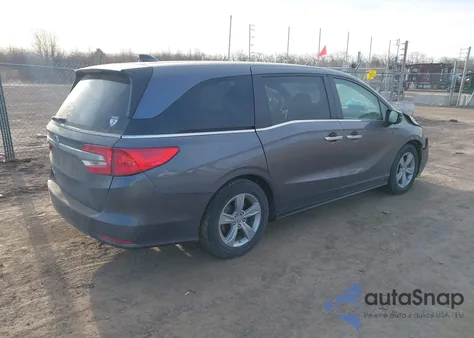 2018 Honda Odyssey Ex-L из США, поврежденный, VIN 5FNRL6H77JB011583